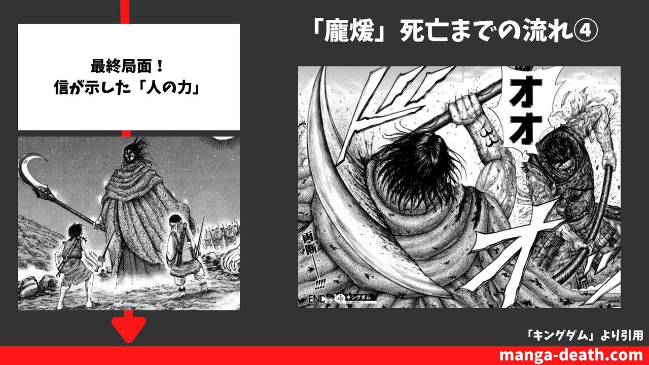最終局面！信が示した「人の力」